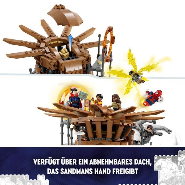 LEGO Marvel 76261 Spider-Mans großer Showdown mit 3 Peter Parker Figuren