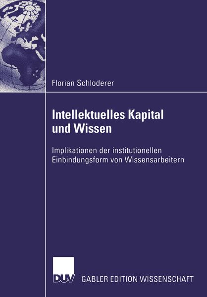Produktbild: Intellektuelles Kapital und Wissen