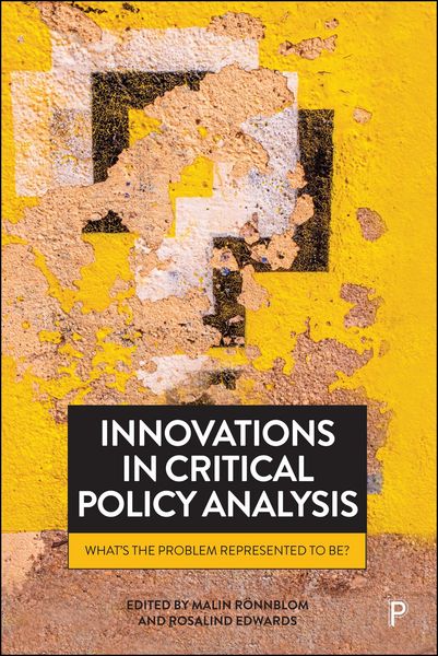 Produktbild: Innovations in Critical Policy Analysis