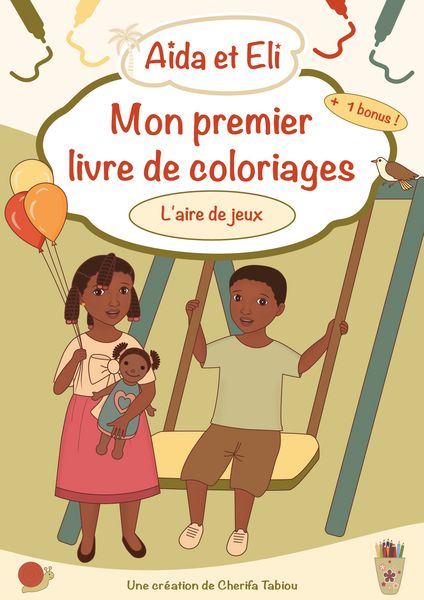Produktbild: A&iuml;da et Eli - Mon premier livre de coloriages (L'aire de jeux)