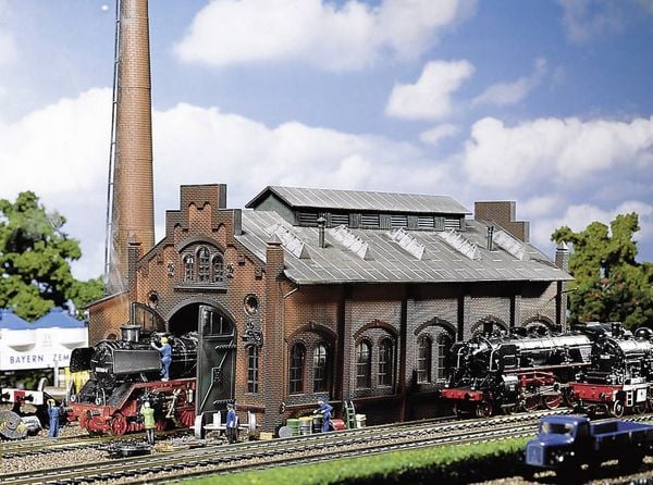 Produktbild: Faller 120159 H0 Lokschuppen/Lokwerkstatt