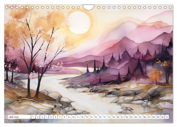 Produktbild: Farbsinfonie der Natur (Wandkalender 2026 DIN A4 quer), CALVENDO Monatskalender
