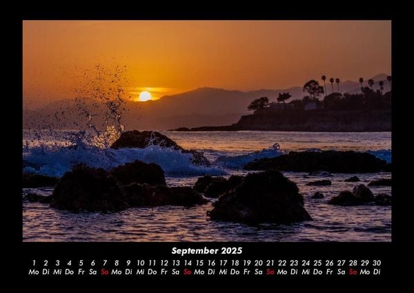 Produktbild: Sonnenuntergang 2025 Fotokalender DIN A3