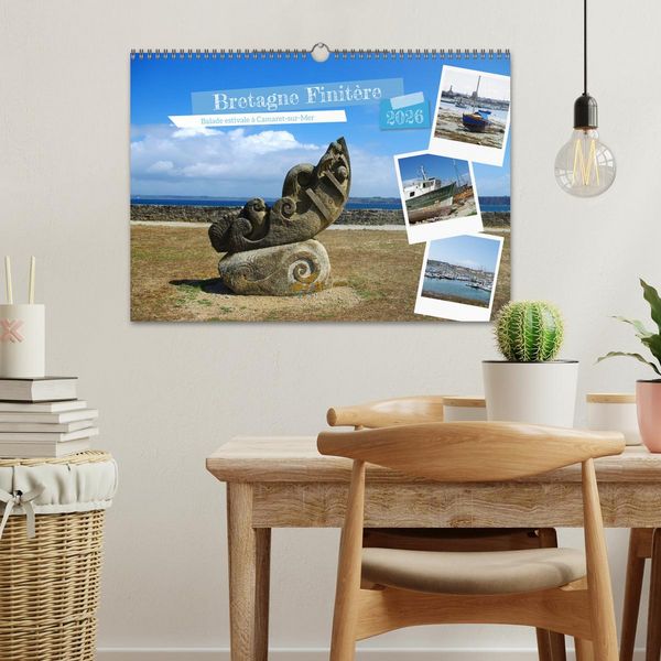 Produktbild: Bretagne Finist&egrave;re balade estivale &agrave; Camaret-sur-Mer (Calendrier mural 2026 DIN A3 vertical), CALVENDO calendrier mensuel