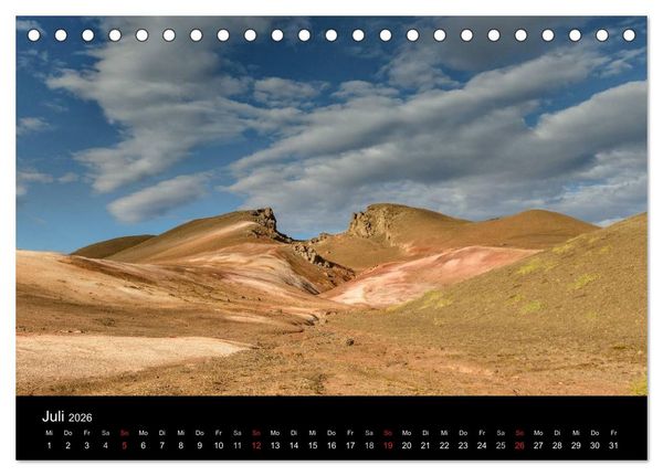 Produktbild: Faszination Island (Tischkalender 2026 DIN A5 quer), CALVENDO Monatskalender