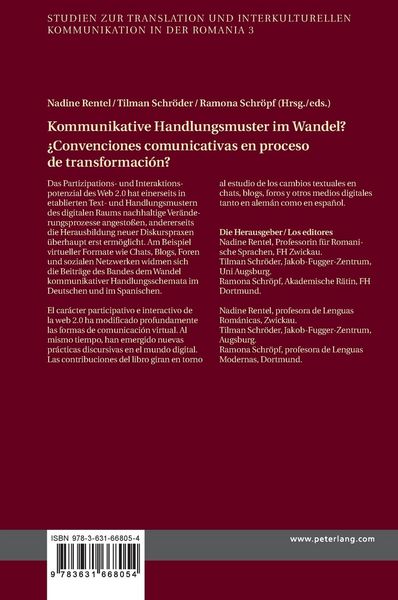 Produktbild: Kommunikative Handlungsmuster im Wandel? / &iquest;Convenciones comunicativas en proceso de transformaci&oacute;n?
