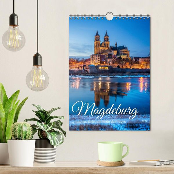Produktbild: Magdeburg und das Licht am Ende des Tages (Wandkalender 2027 DIN A4 hoch), CALVENDO Monatskalender