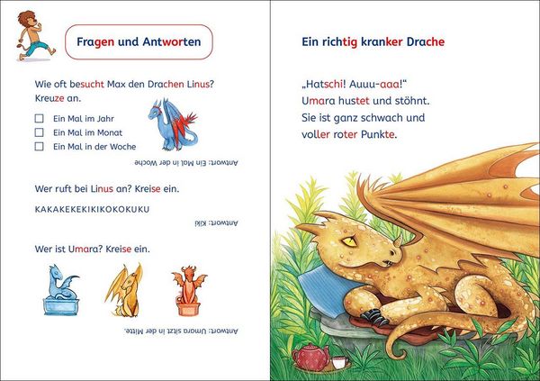 Produktbild: Lesel&ouml;wen 1. Klasse - Notfall im Drachenpark