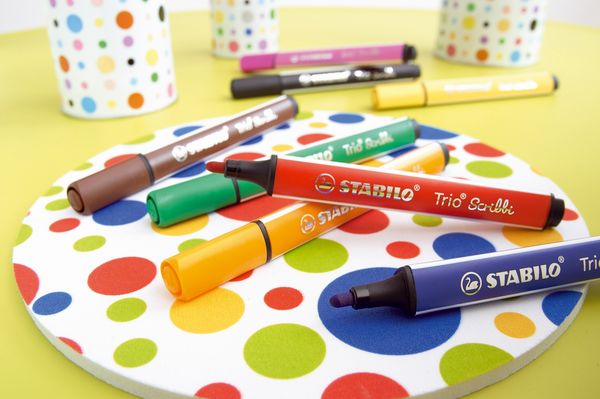 Produktbild: Dreikant-Filzstift STABILO&reg; Trio&reg; Scribbi