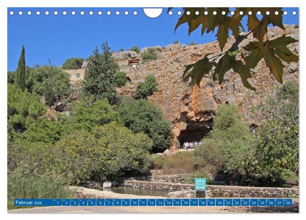Produktbild: See Genezareth und Jordan-Fluss. Orte der Bibel (Wandkalender 2026 DIN A4 quer), CALVENDO Monatskalender