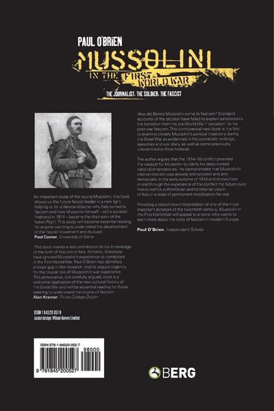 Produktbild: Mussolini in the First World War