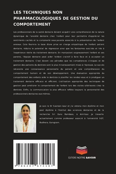 Produktbild: Les Techniques Non Pharmacologiques De Gestion Du Comportement