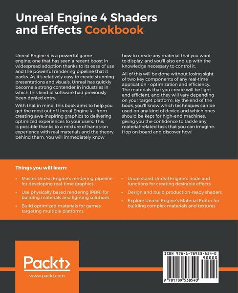 Produktbild: Unreal Engine 4 Shaders and Effects Cookbook
