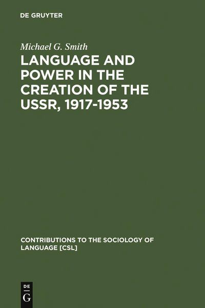 Produktbild: Language and Power in the Creation of the USSR, 1917-1953