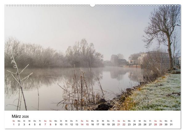 Produktbild: Buxtehude - Eine Perle in Niedersachsen (hochwertiger Premium Wandkalender 2026 DIN A2 quer), Kunstdruck in Hochglanz