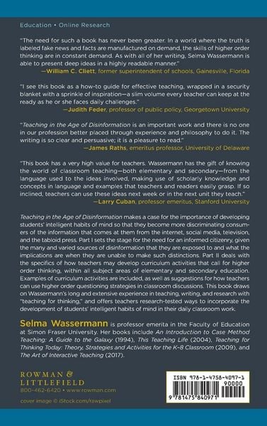 Produktbild: Teaching in the Age of Disinformation