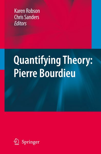 Produktbild: Quantifying Theory: Pierre Bourdieu
