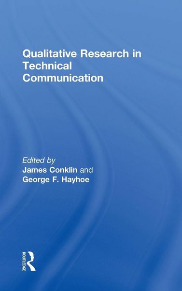 Produktbild: Qualitative Research in Technical Communication