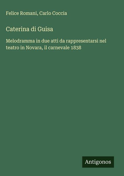 Produktbild: Caterina di Guisa