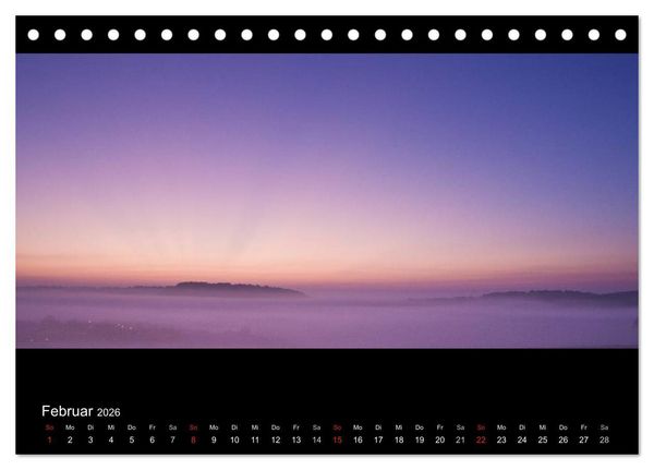 Produktbild: NEBEL (Tischkalender 2026 DIN A5 quer), CALVENDO Monatskalender