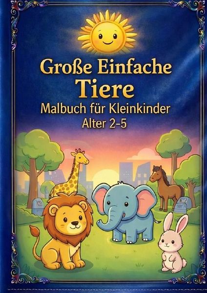 Produktbild: S&uuml;&szlig;e Tiere: Malbuch f&uuml;r Kleinkinder