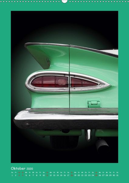 Produktbild: US Klassiker 1956 bis 1966 (Premium, hochwertiger DIN A2 Wandkalender 2020, Kunstdruck in Hochglanz)