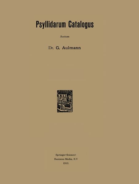 Produktbild: Psyllidarum Catalogus