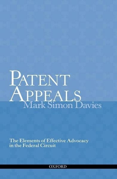 Produktbild: Davies, M: Patent Appeals