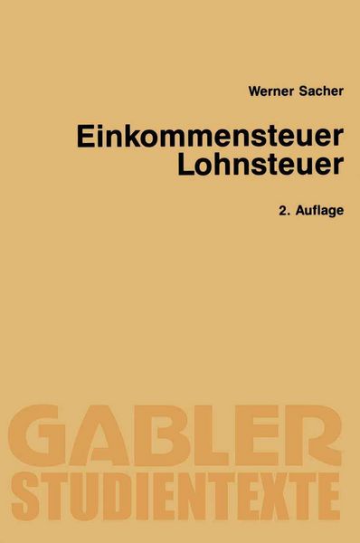 Produktbild: Einkommensteuer / Lohnsteuer