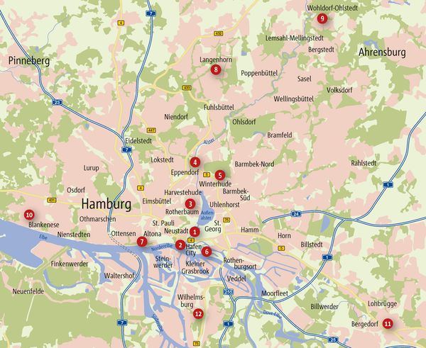 Produktbild: Zu Fu&szlig; durch die Hansestadt Hamburg