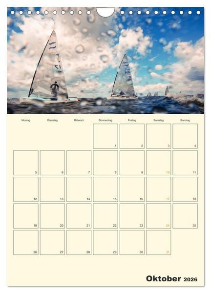 Produktbild: Segeln, unser Jahresplaner (Wandkalender 2026 DIN A4 hoch), CALVENDO Monatskalender