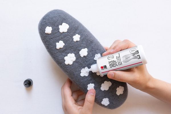 Produktbild: Marabu Sock Stop Rutschfeste Textilfarbe wei&szlig;