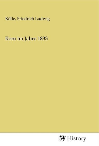 Produktbild: Rom im Jahre 1833