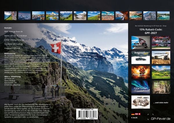 Produktbild: Schweiz - 2027 - Kalender DIN A2
