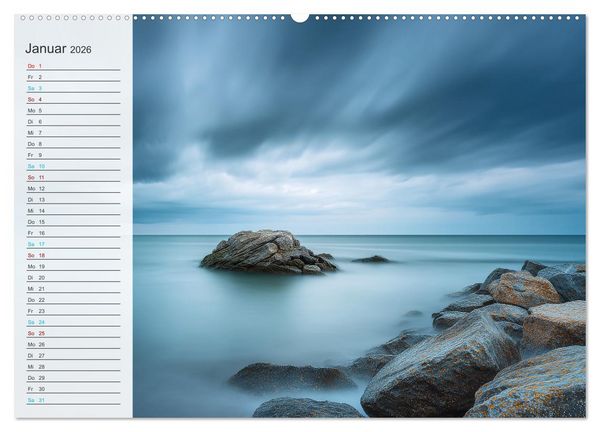 Produktbild: Im Fluss der Zeit (Wandkalender 2026 DIN A2 quer), CALVENDO Monatskalender