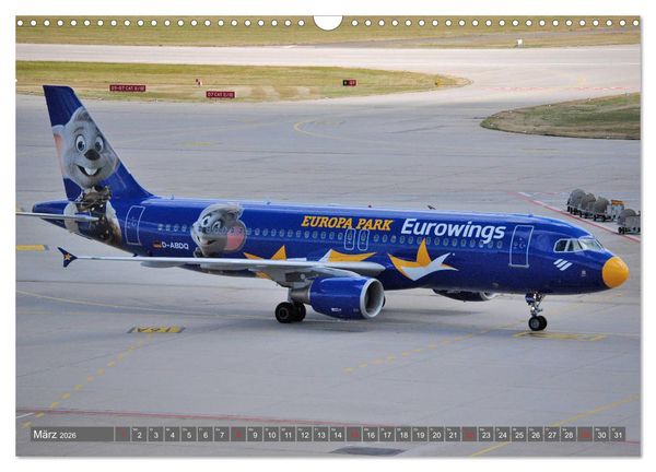 Produktbild: Flugzeuge zwischen Himmel und Erde (Wandkalender 2026 DIN A3 quer), CALVENDO Monatskalender