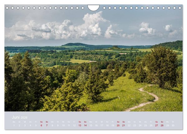 Produktbild: Sch&ouml;ne Aussichten in die Fr&auml;nkische Schweiz (Wandkalender 2026 DIN A4 quer), CALVENDO Monatskalender