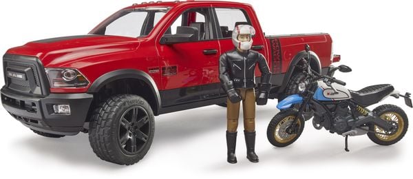 Produktbild: Bruder 02502 Ram 2500 Power Wagon mit Scrambler Ducati