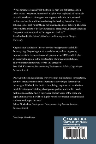 Produktbild: Micropolitics in the Multinational Corporation