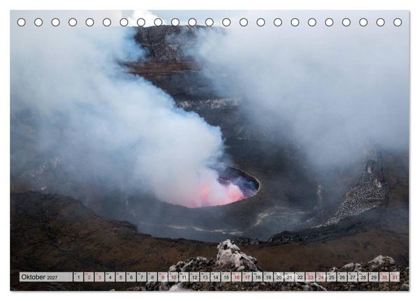 Produktbild: Die sch&ouml;nsten Vulkane Afrikas (Tischkalender 2027 DIN A5 quer), CALVENDO Monatskalender