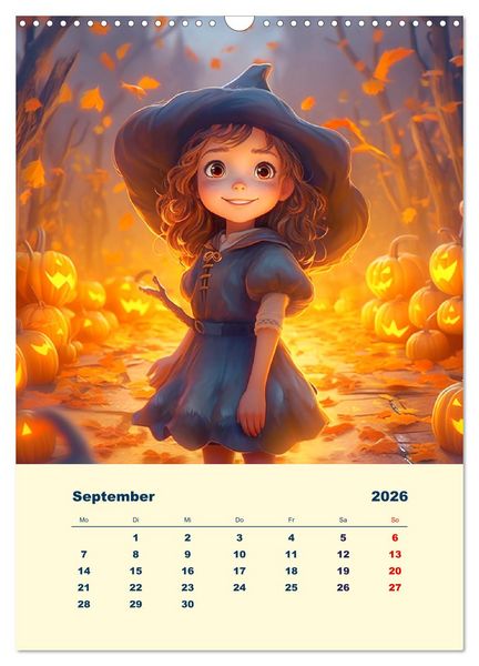Produktbild: Zauberland. Bunte Fabelwesen und M&auml;rchengestalten (Wandkalender 2026 DIN A3 hoch), CALVENDO Monatskalender
