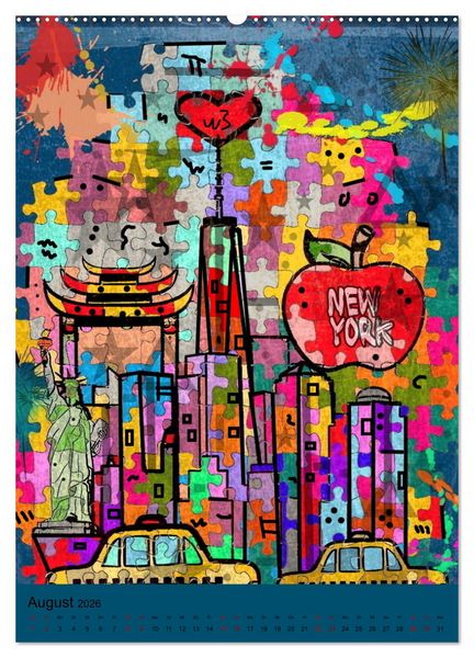 Produktbild: Puzzleteile (Wandkalender 2026 DIN A2 hoch), CALVENDO Monatskalender