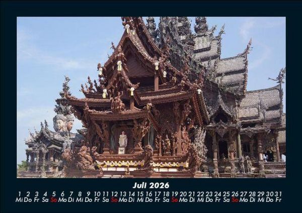 Produktbild: Tempel 2026 Fotokalender DIN A5