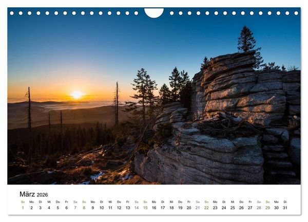 Produktbild: Traumlandschaften im Bayrischen Wald (Wandkalender 2026 DIN A4 quer), CALVENDO Monatskalender