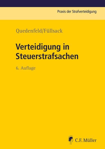 Produktbild: Verteidigung in Steuerstrafsachen
