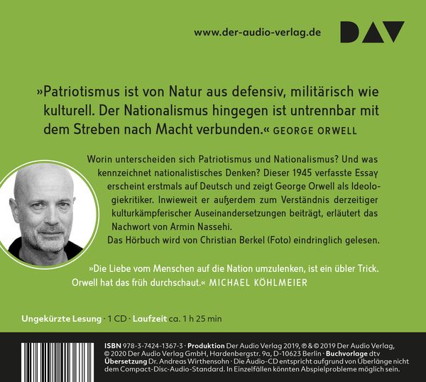 Produktbild: &Uuml;ber Nationalismus