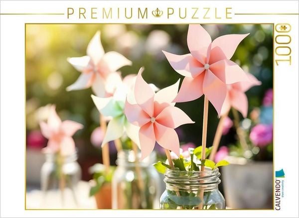 Produktbild: CALVENDO Puzzle Tanzende Papierwindr&auml;der | 1000 Teile Lege-Gr&ouml;&szlig;e 64x48cm Foto-Puzzle f&uuml;r gl&uuml;ckliche Stunden