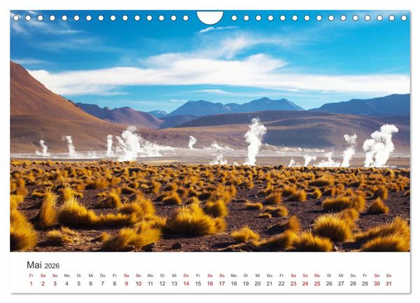 Produktbild: Chile - Das langgestreckte Land. (Wandkalender 2026 DIN A4 quer), CALVENDO Monatskalender