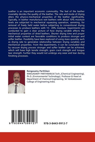 Produktbild: Heat and mass transfer studies on different leather materials
