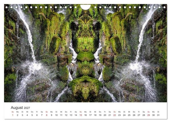 Produktbild: Spiegelwelten - Natur anders sehen (Wandkalender 2027 DIN A4 quer), CALVENDO Monatskalender